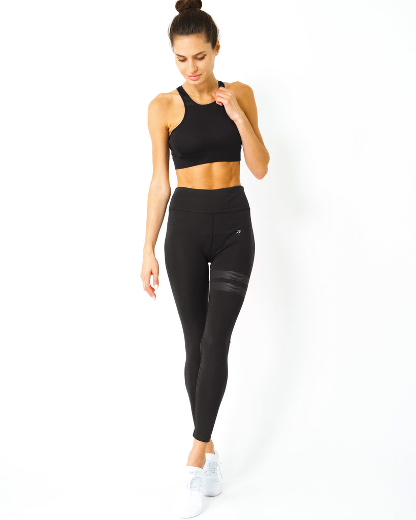 Ashton Set - Sports Bra & Leggings - Black - Care360